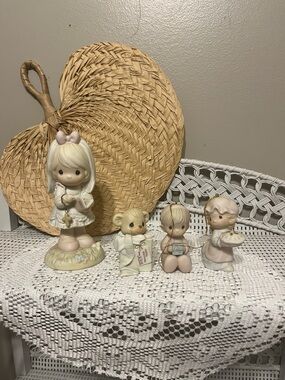 Precious Moments Porcelain Figurines- lot of 4